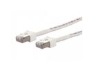 METZ CONNECT Patchkabel Kat.6 (Class E) S/FTP, Ultraflex500 VoIP, AWG 26, LSOH, weiß, 15 m