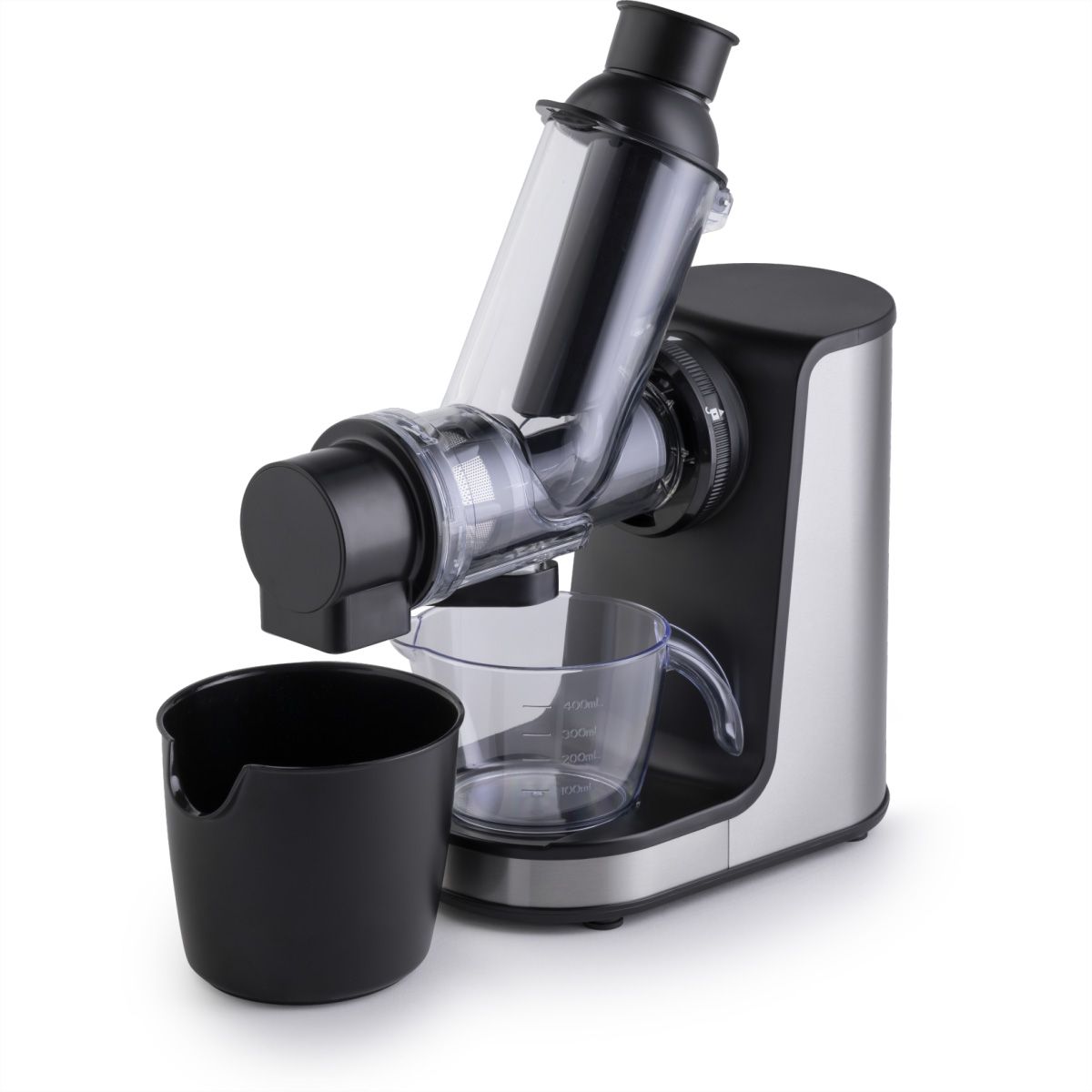 Gorenje Slow Juicer JC200BE, 200 W, noir/argent