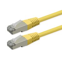 ROLINE Patchkabel Cat.6 (Class E), PoE, S/FTP (PiMF), gelb, 5 m