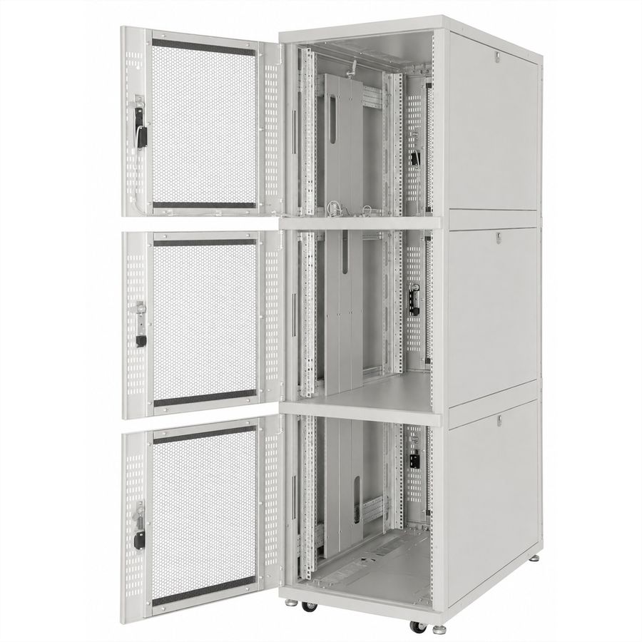 ROLINE Armoire de colocation 47U 800x1000mm, 3 compartiments, gris