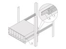 Adaptateur de profil en C SCHROFF pour bacs à cartes montés en armoires, 415 mm