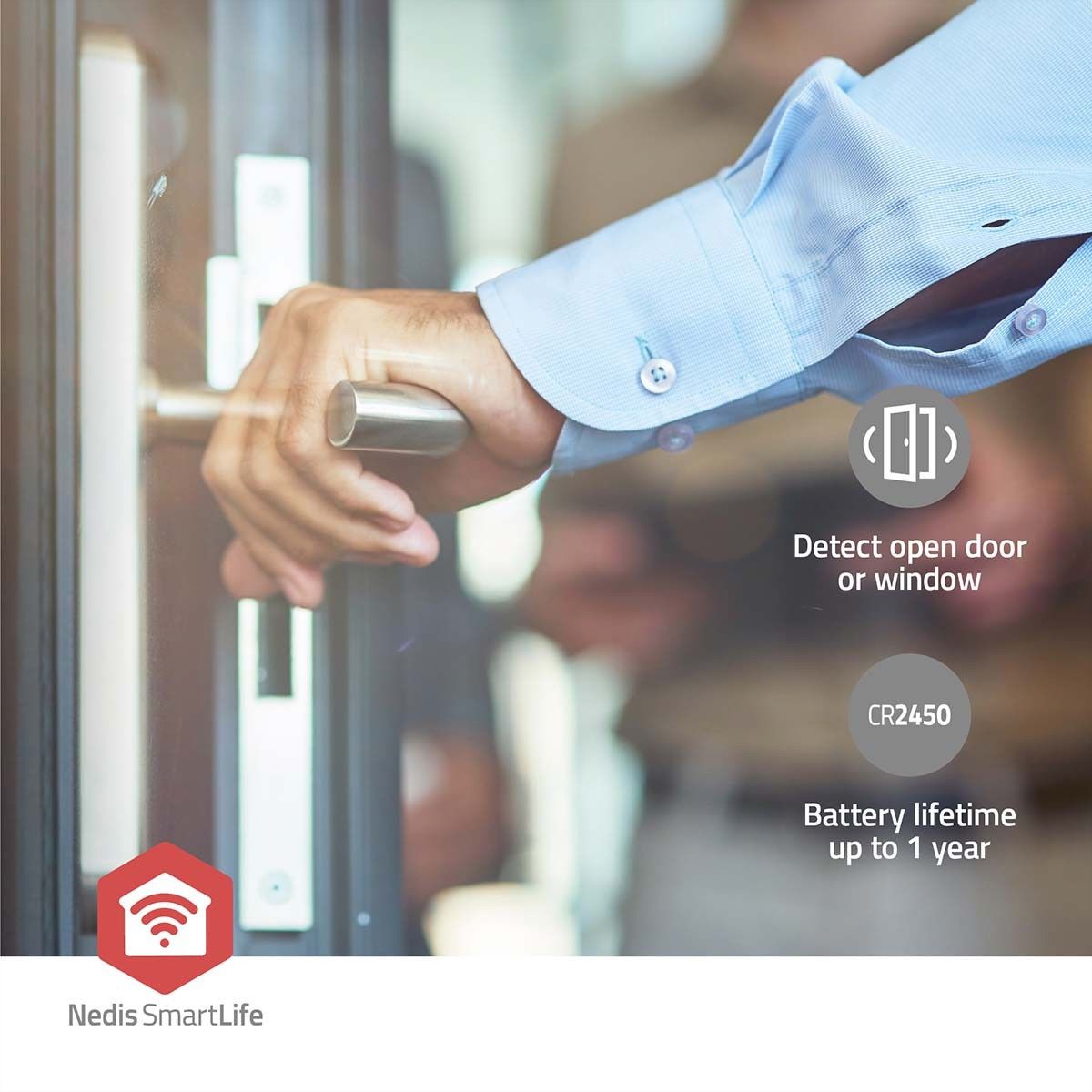 Nedis SmartLife Video-Türsprechanlage, Zigbee 3.0