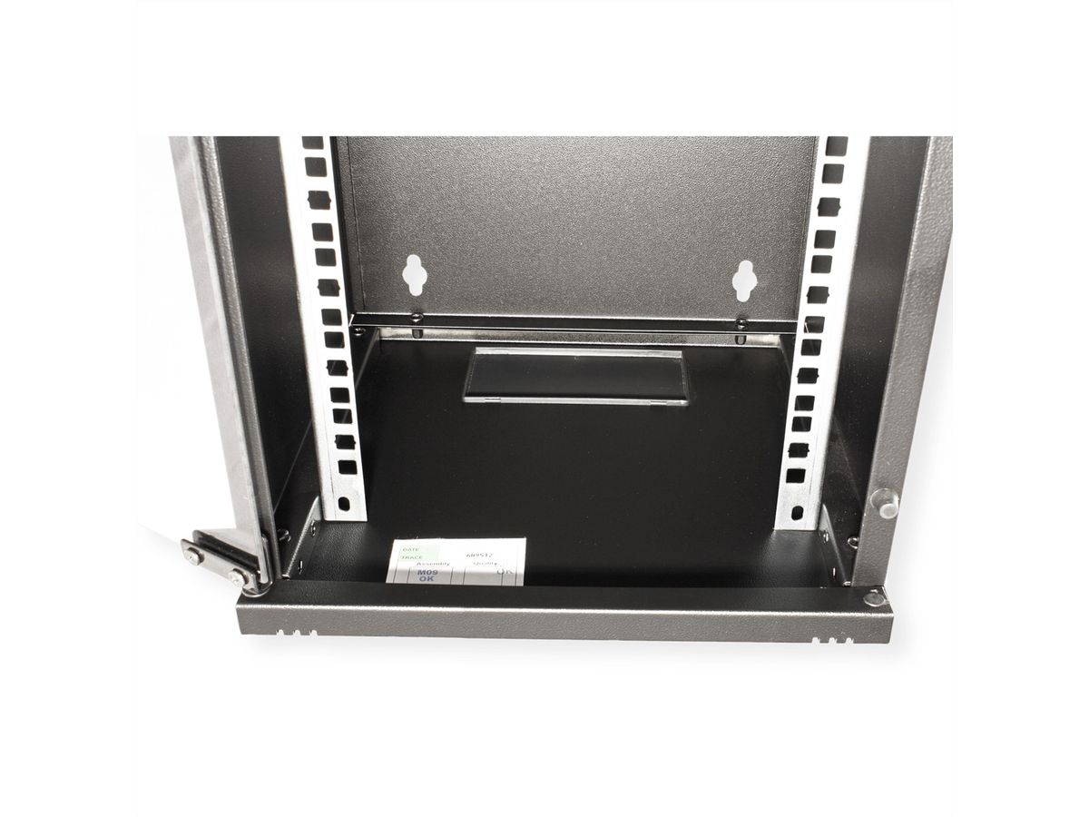 ROLINE 10" Boîtier mural 9U, 312x300 LxP  noir