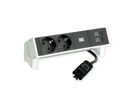 BACHMANN DESK2 2x contact de protection USB A&C