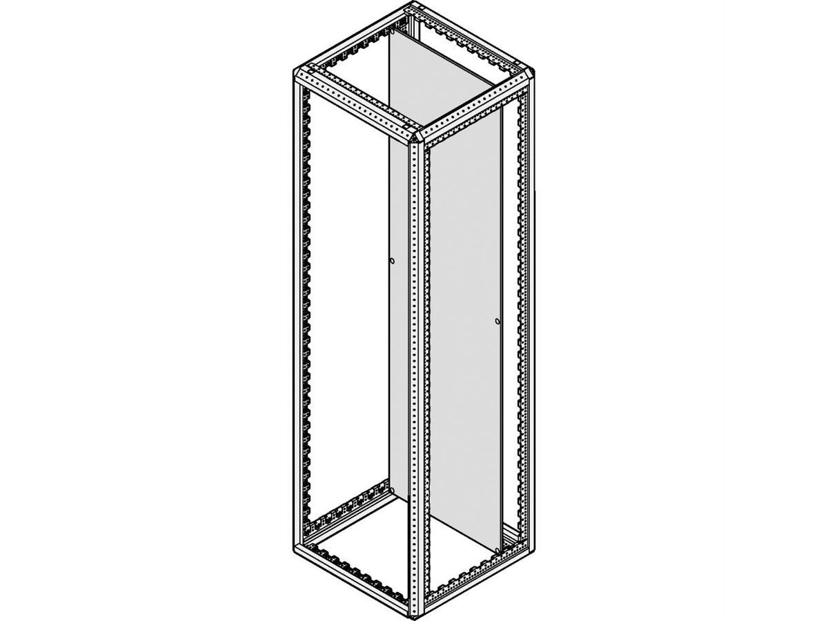 SCHROFF Montageplatte, Höhe 1800 mm - MONTAGEPLATTE 1800H 600B