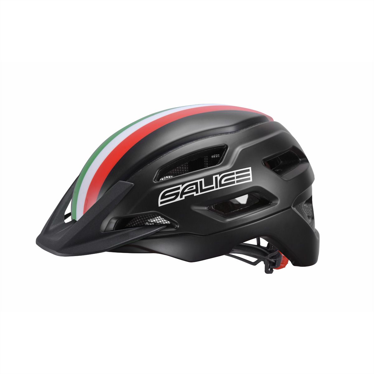 Salice Occhiali Casque de vélo Stelvio, M-L 54-60, Black ITA