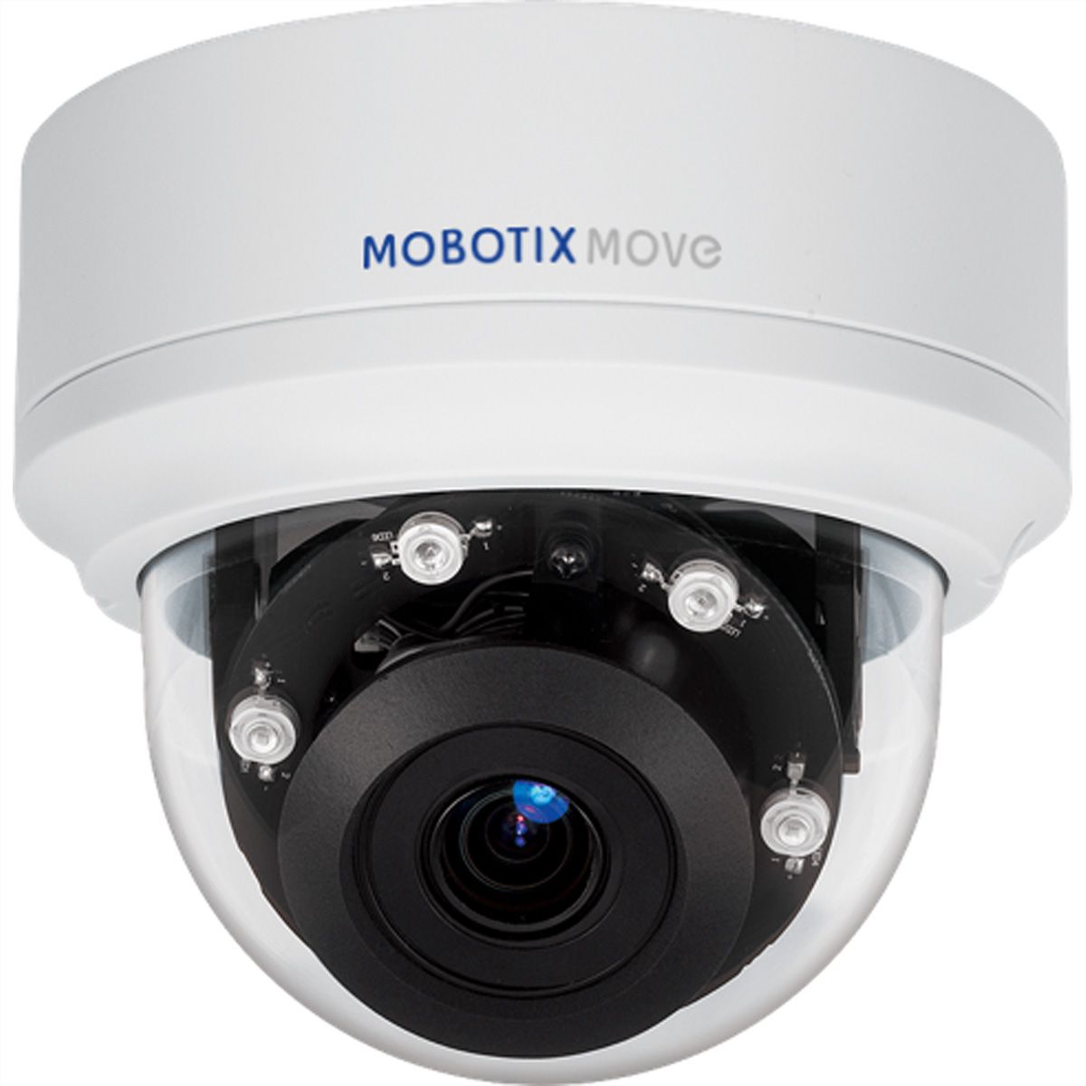 MOBOTIX MOVE Vandal-Dome Kamera 2 MP, 34-97°, IR-LED bis 15m