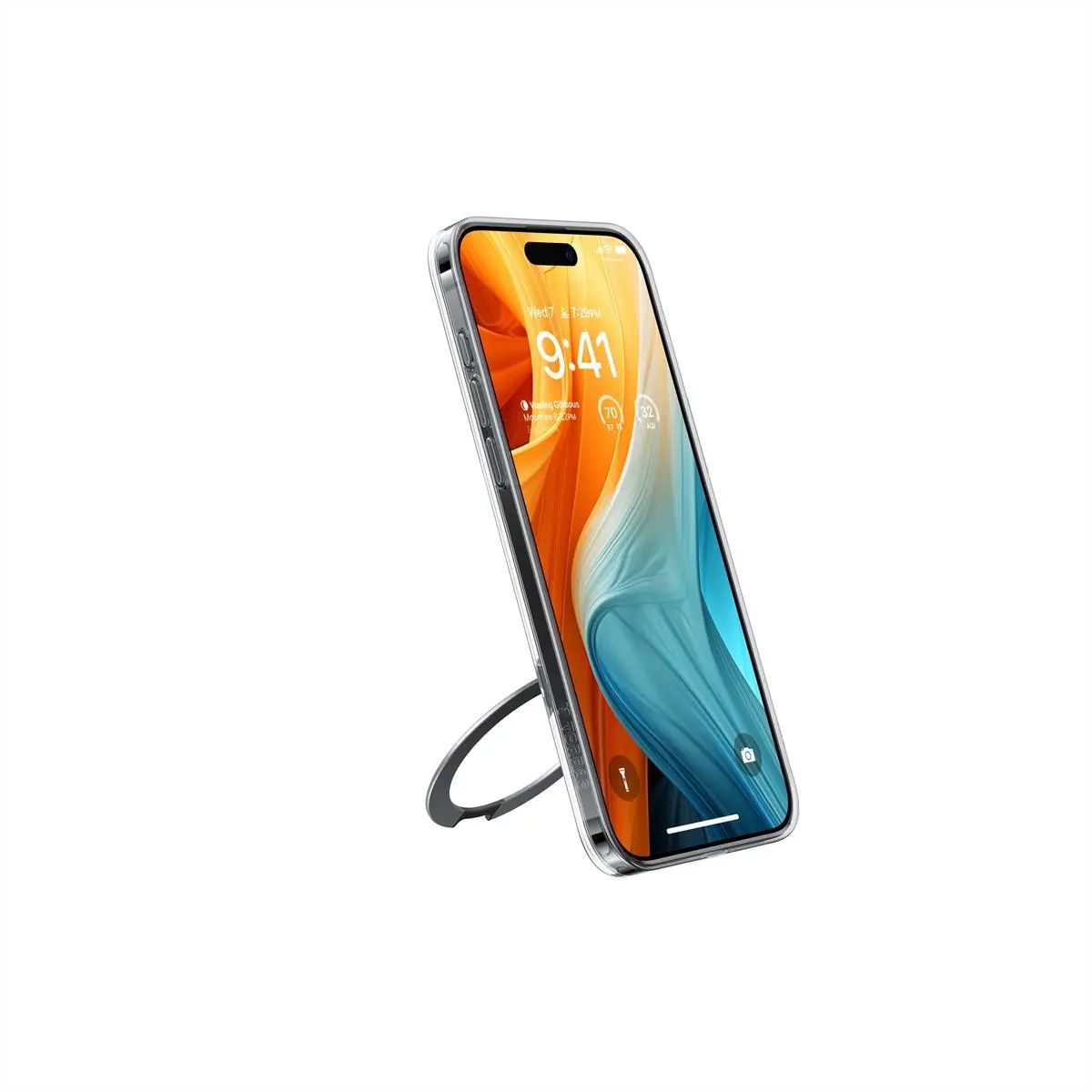Torras UPRO Ostand Case, iPhone 15 Pro Max, MagSafe, transparent