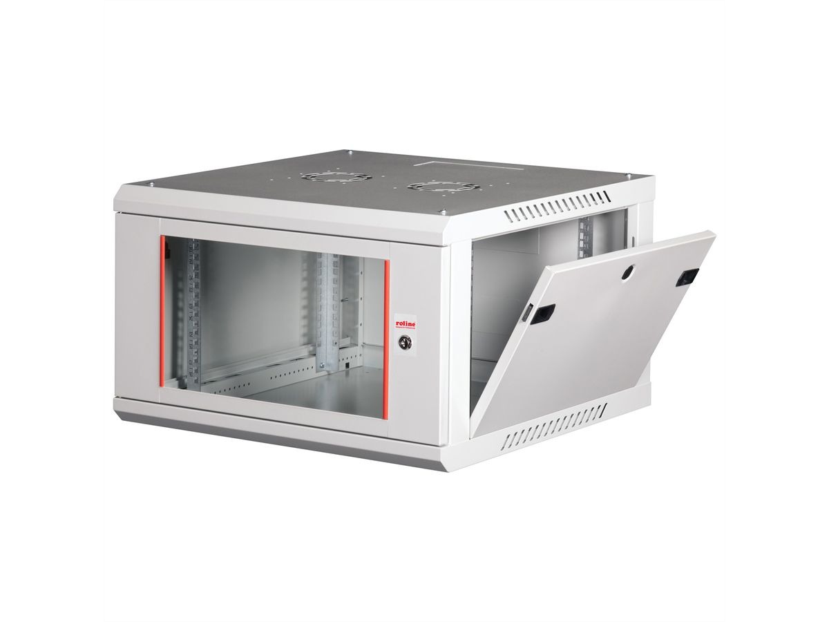 ROLINE 19-Zoll Wandgehäuse Basic Plus 6HE, 600x600 BxT grau