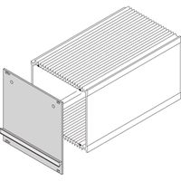 SCHROFF HF Frame Type Plug-In Unit Face avant, 3 U, 7HP, 2,5 mm, alu, anodisé avant, conducteur arrière
