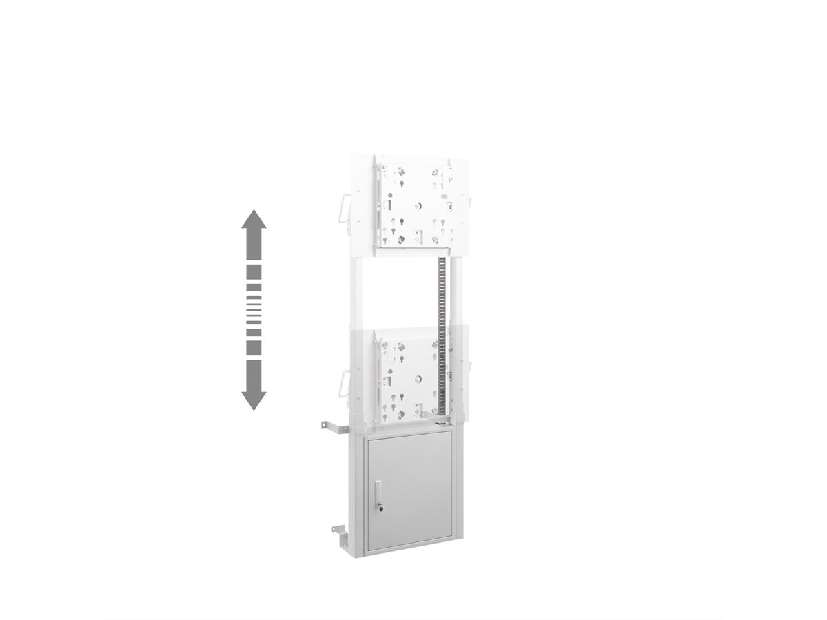 Hagor Liftsystem Twin Lift FW-Flip, Boden-Wand Montage, 55"