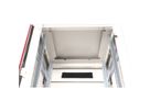**DEMO**ROLINE 19-Zoll Netzwerkschrank Pro 32 HE, 600x600 BxT Glastür grau