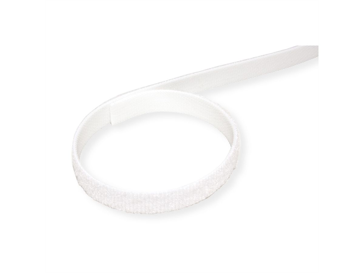VELCRO® One Wrap® Bande 10 mm, blanc, 25 m