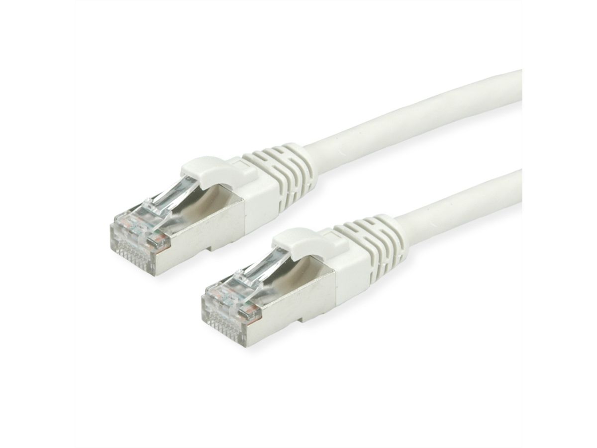 ROLINE S/FTP-Kabel Kat.7, LSOH, mit RJ-45 Steckern (500 MHz / Class EA), grau, 3 m