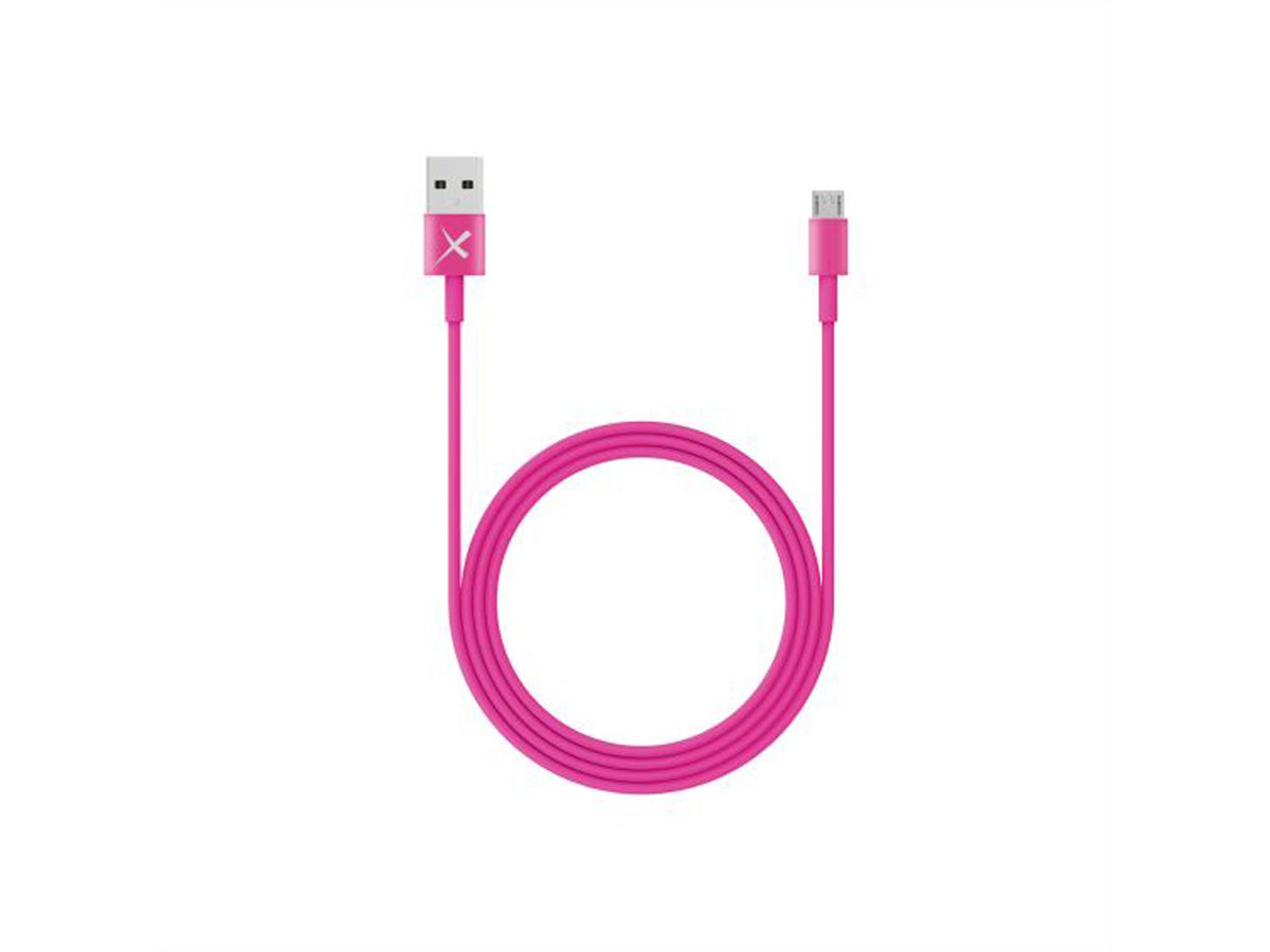 Xlayer Micro USB to USB, 1m, pink