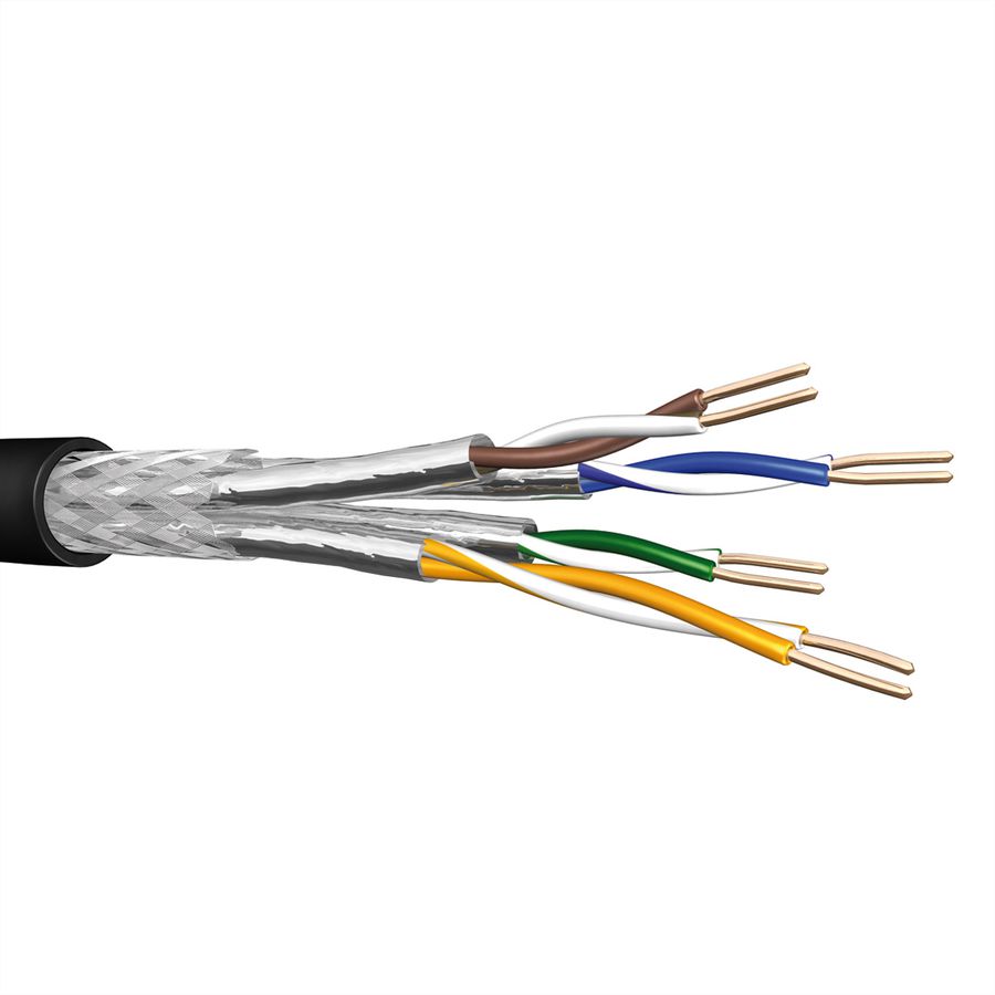 DRAKA UC900PE SS23 Câble S/STP AWG 23, noir, 500 m