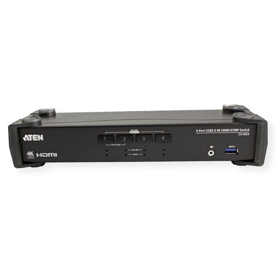 ATEN CS1824 4-Port USB 3.0 HDMI KVM Switch