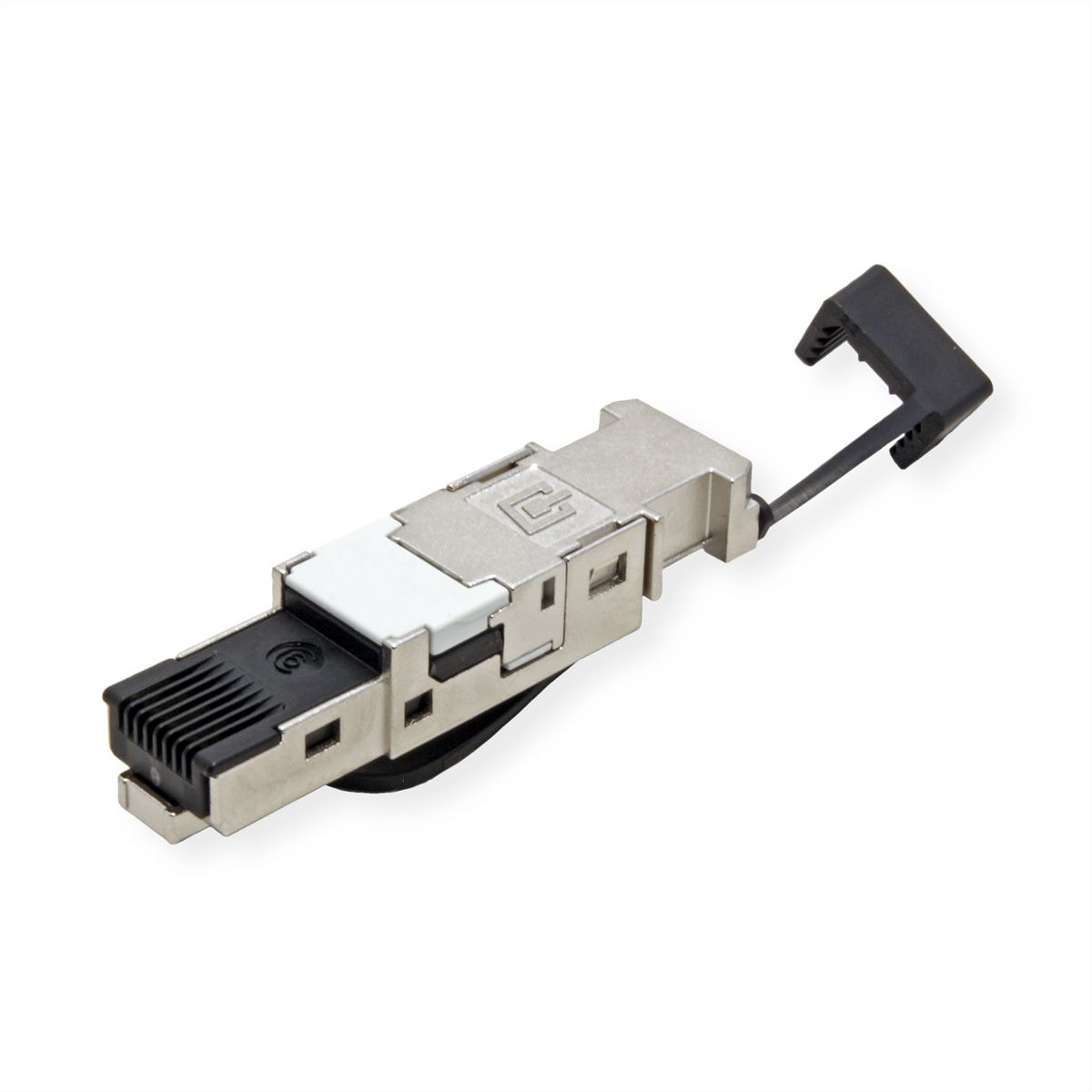 METZ CONNECT E-DAT Industrie IP20, feldkonfektionierbarer RJ45-Stecker, schwarz