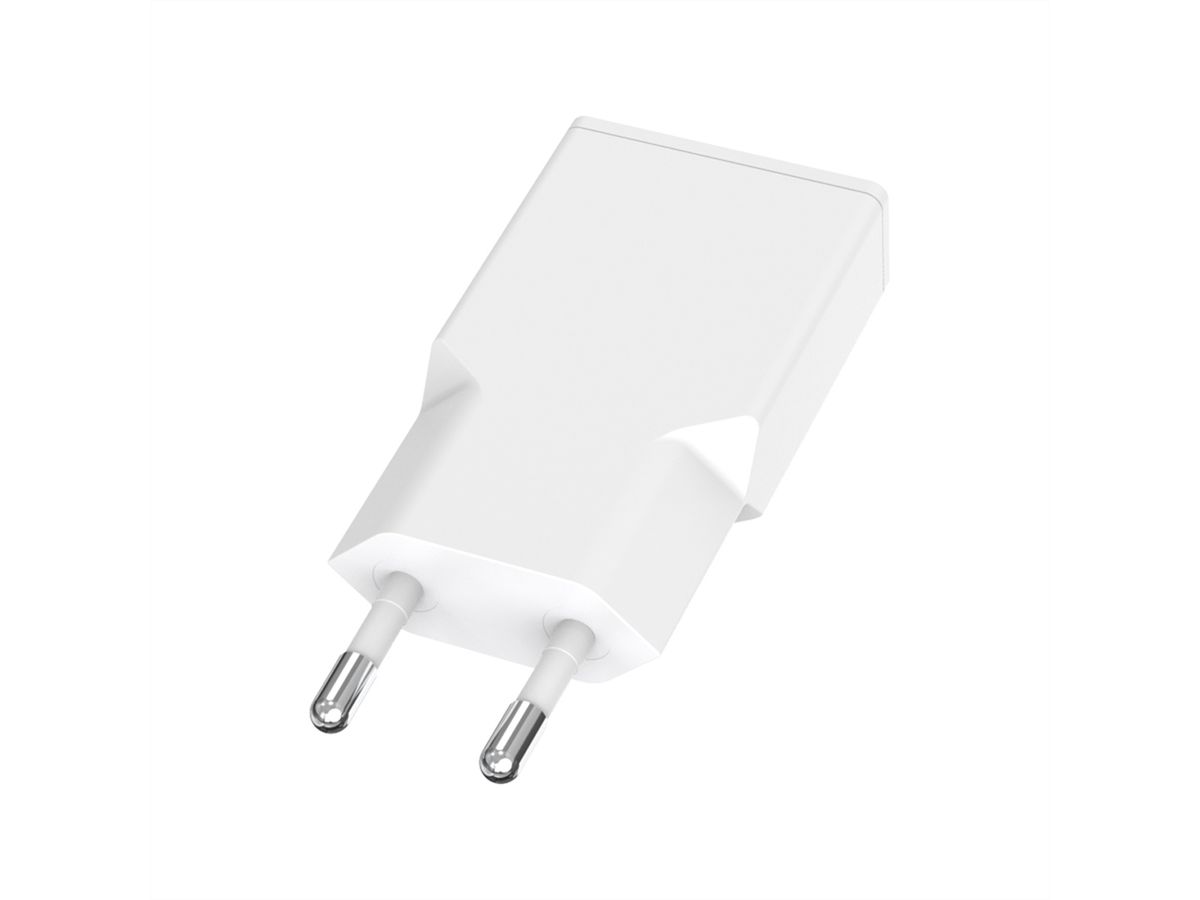 VALUE USB Charger mit Euro-Stecker, 2 Ports Typ A+C, 30W