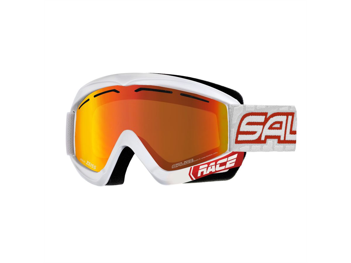 Salice Occhiali Skibrille 969DARWFV, White-Red / Dav RW  Red