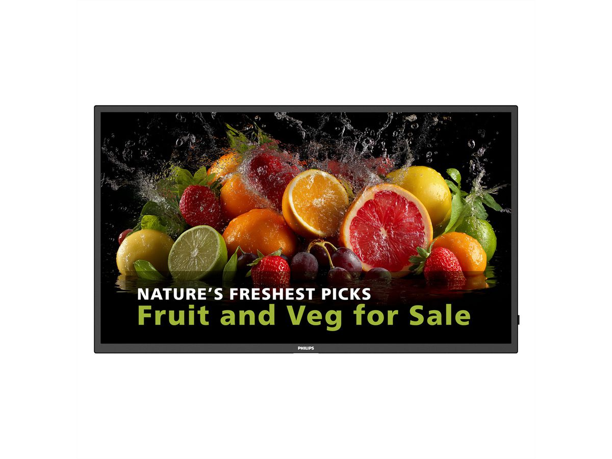 Philips Signage Display 32BDL5050D/00, 32", UHD, 24/7, 500cd/m², Android