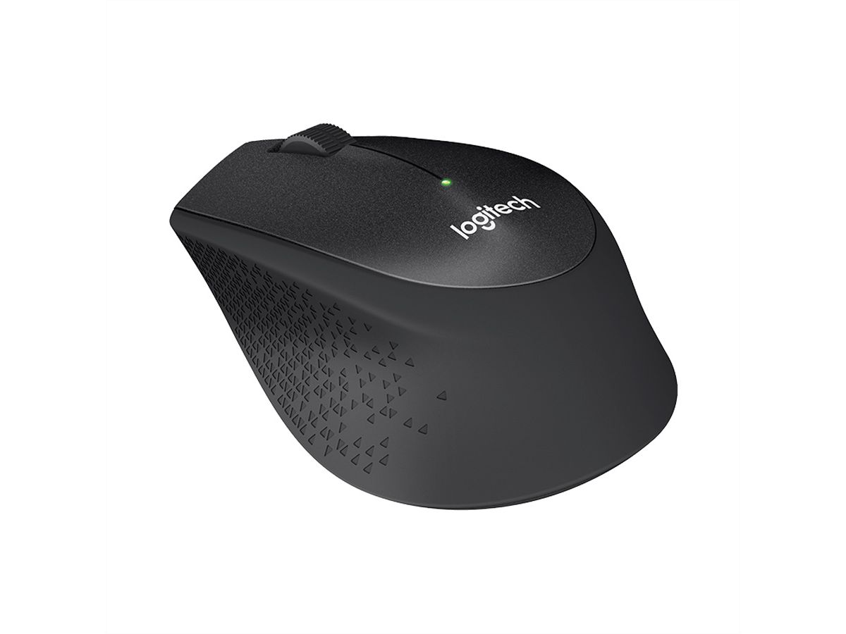 LOGITECH M330 Silent Plus Maus, schwarz