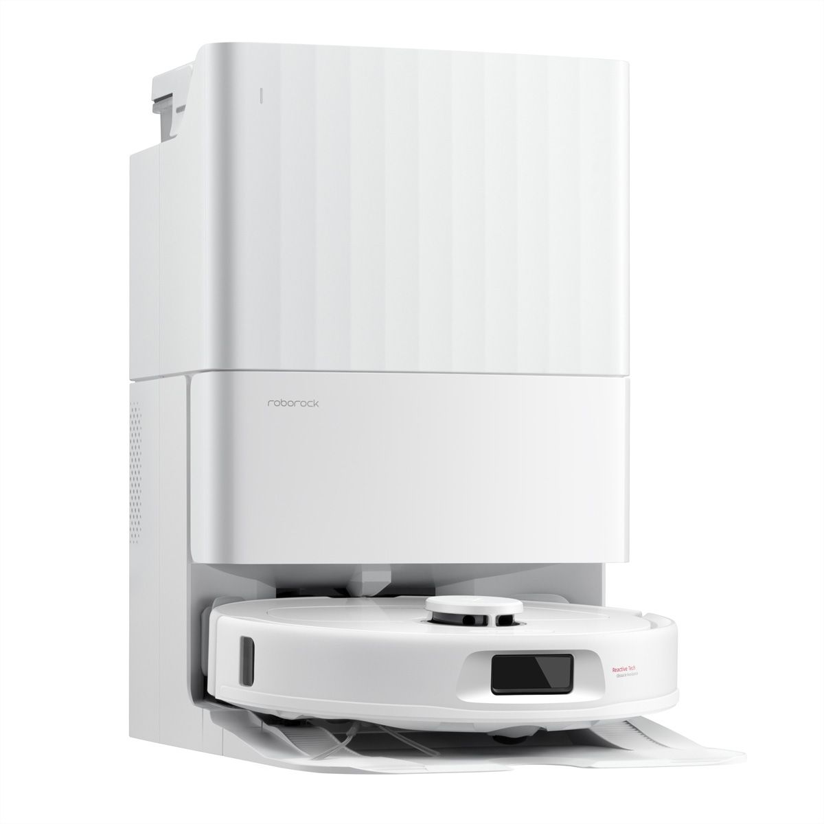 Roborock Aspirateur Qrevo S ProX blanc, Robot aspirateur/balayeur