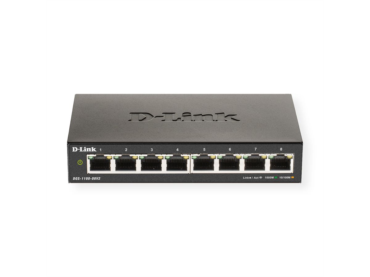 D-LINK DGS-1100-08V2/E Gigabit Smart Managed Switch