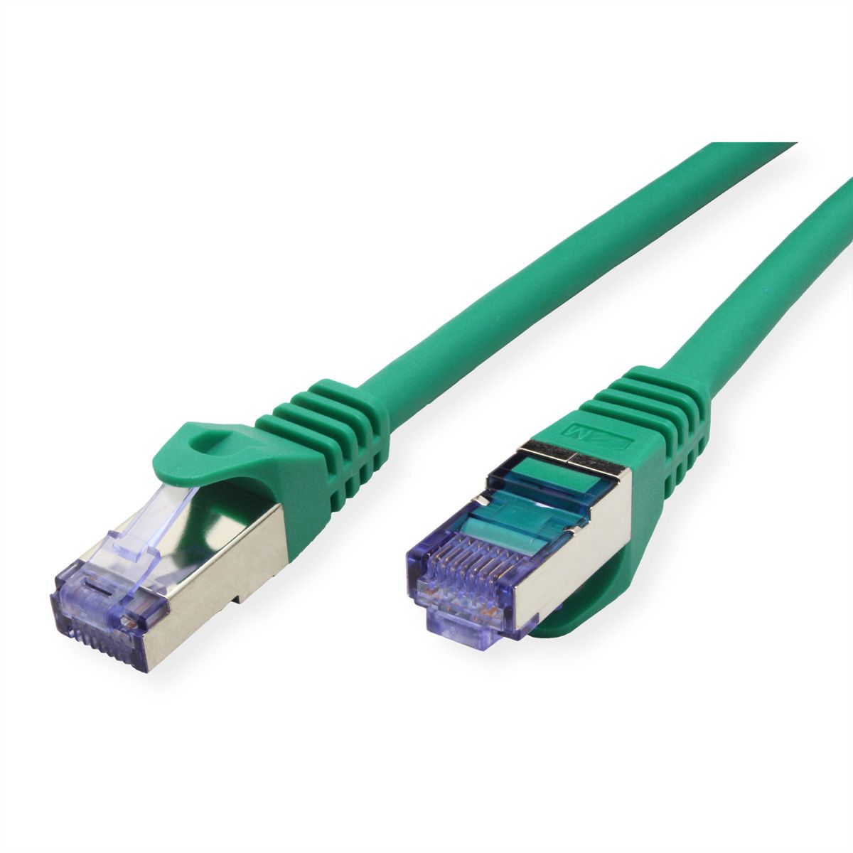 Cordon ROLINE S/FTP(PiMF) Cat.6A / 10 Gigabit, LSOH, Component Level, vert, 7,5 m