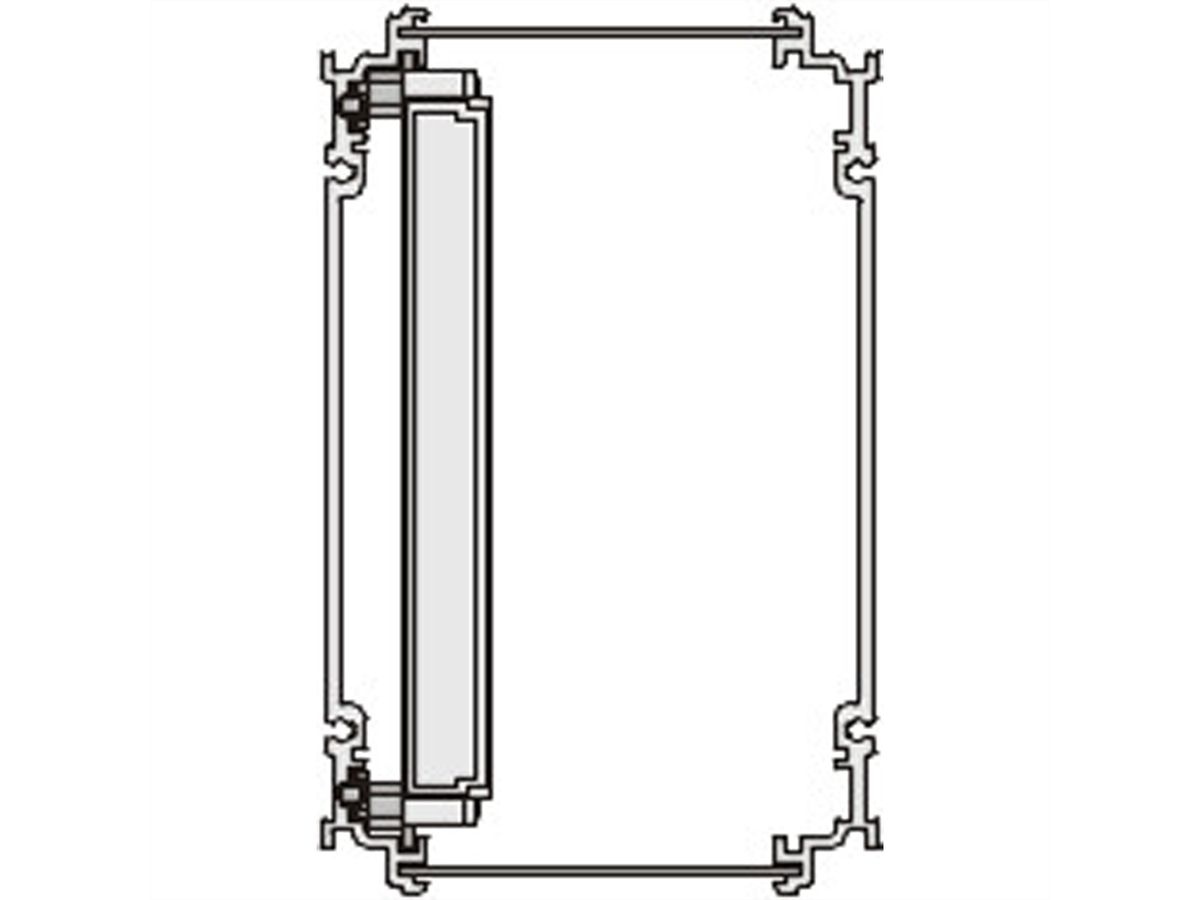 Cadre de type SCHROFF, support de montage pour circuit imprimé à partir de l'emplacement 2, 5 paires