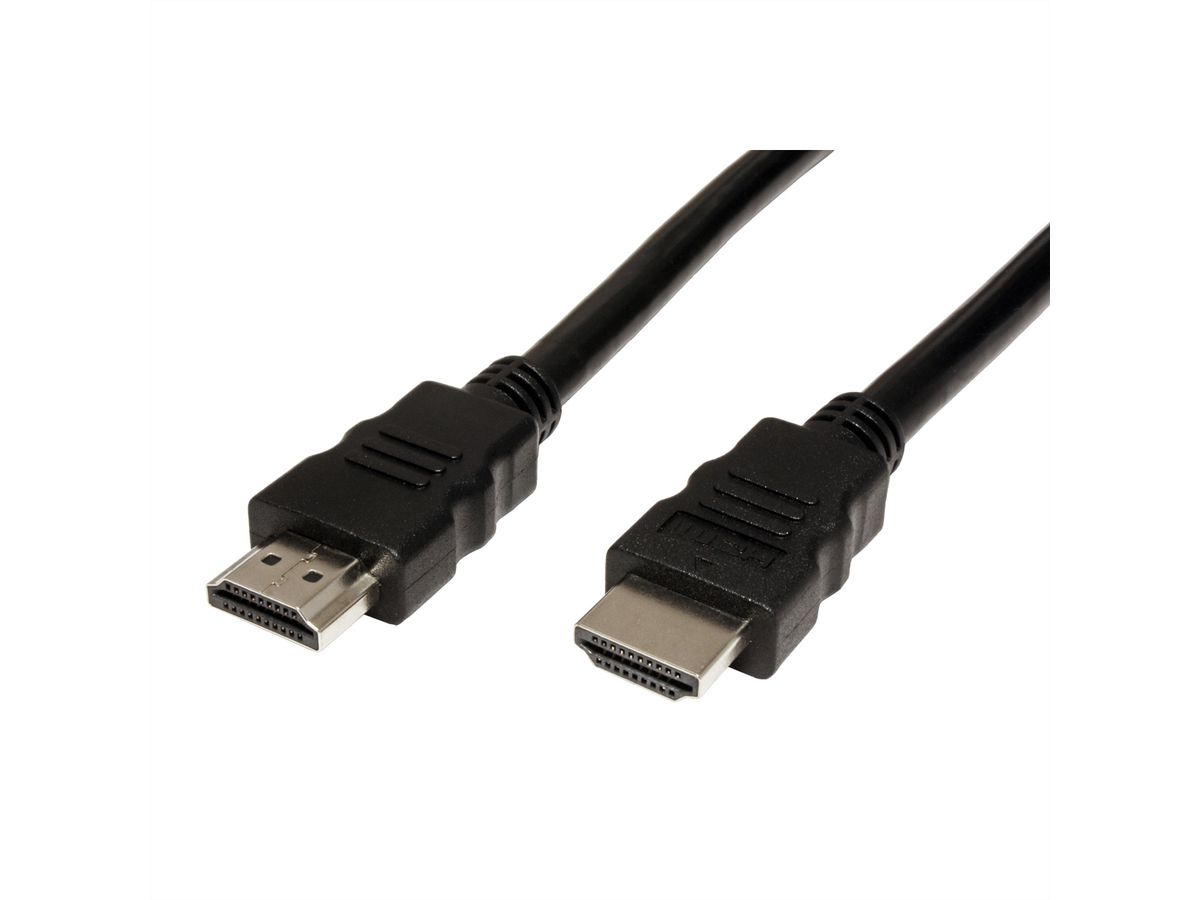 VALUE Câble HDMI Ultra HD avec Ethernet, 4K, M/M, noir, 5 m