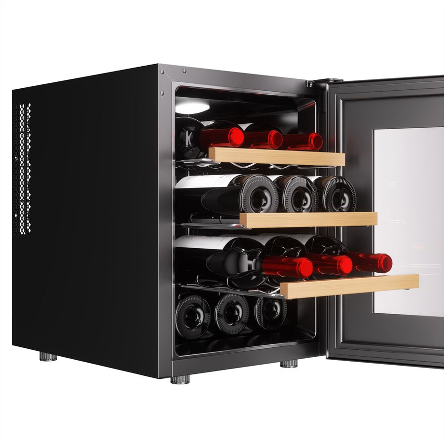 Climadiff Weinkühlschrank CUVEE12, Freistehend, 1 Zone, 12 Flaschen