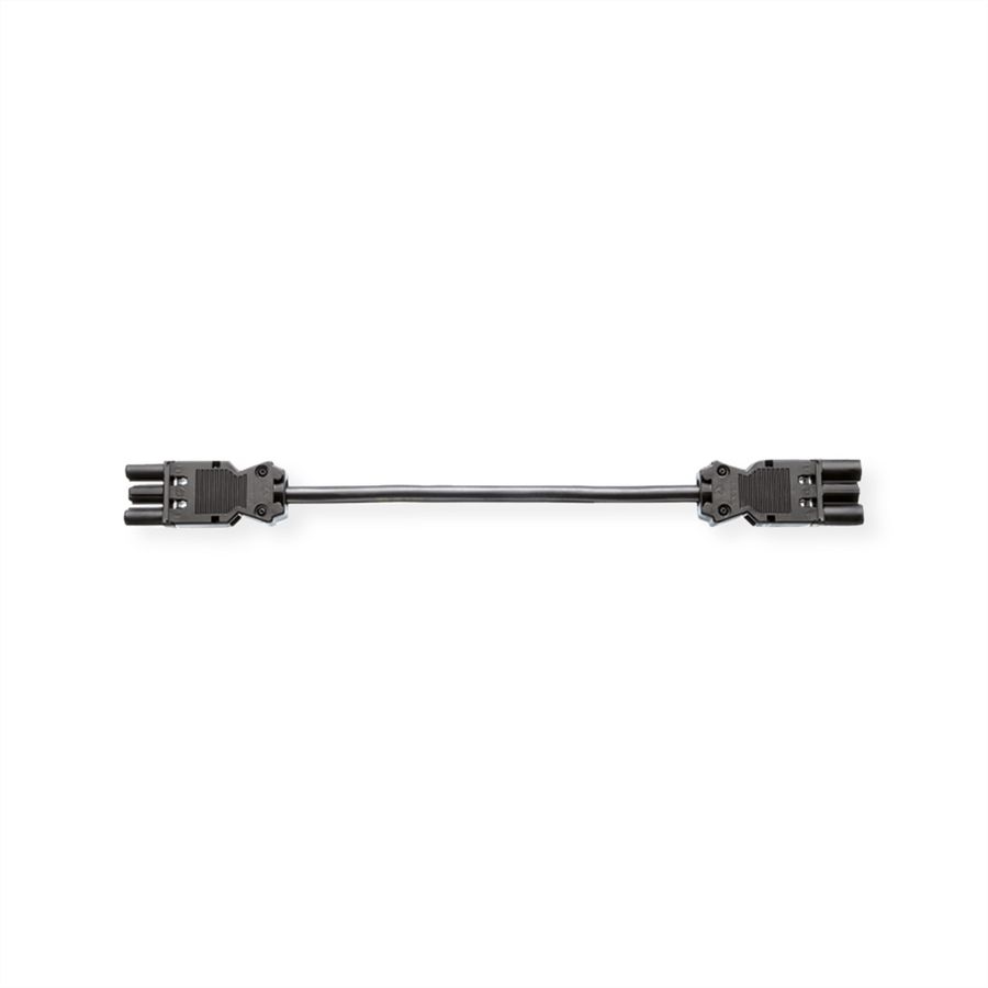 BACHMANN Câble prolongateur GST18-3 Mâle / femelle, noir, 0,3 m