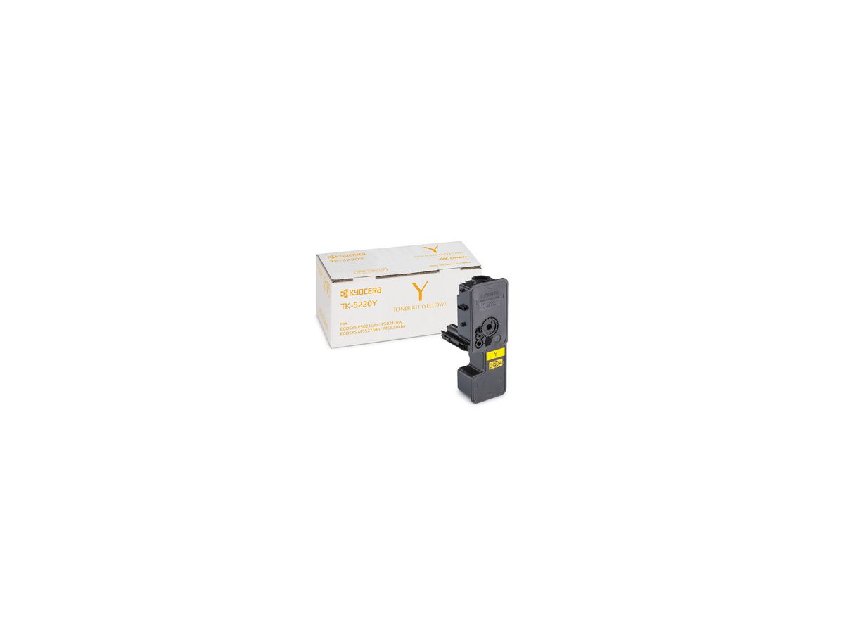 KYOCERA TK-5220Y Cartouche de toner 1 pièce(s) Original Jaune