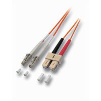 Quality LWL-Kabel 50/125µm OM2, LC/SC, orange, 1 m
