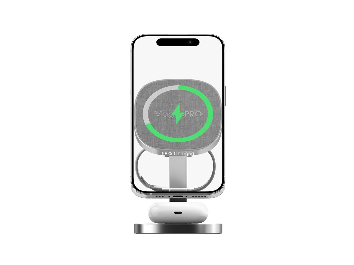 Xlayer Ladestation MagFix Pro 3 in 1 15W Space Grey