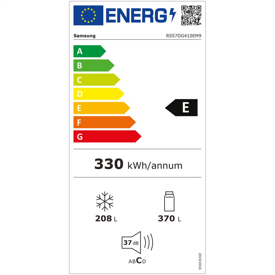 Samsung Food Center RS4000, 578l, Wi-Fi, Edelstahl-Optik
