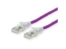 DÄTWYLER Patchkabel Kat.6A (Class EA) S/FTP, CU 7702 flex LSOH, AMP v2, violett, 3 m