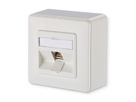 METZ CONNECT E-DAT modul 1 Port AP Cat.6A, reinweiß
