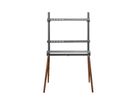 Hagor Système de stand Elia Studio Shine Wood, système de stand autonome, noir/gris