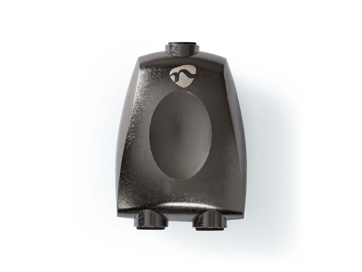 Adaptateur Toslink Nedis, splitter, BU/BU, gris