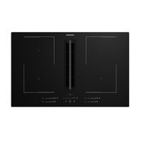 Grundig Induktionskochfeld GIEH 834480 P, 80cm, 4 Zonen, integrierter Dampfabzug