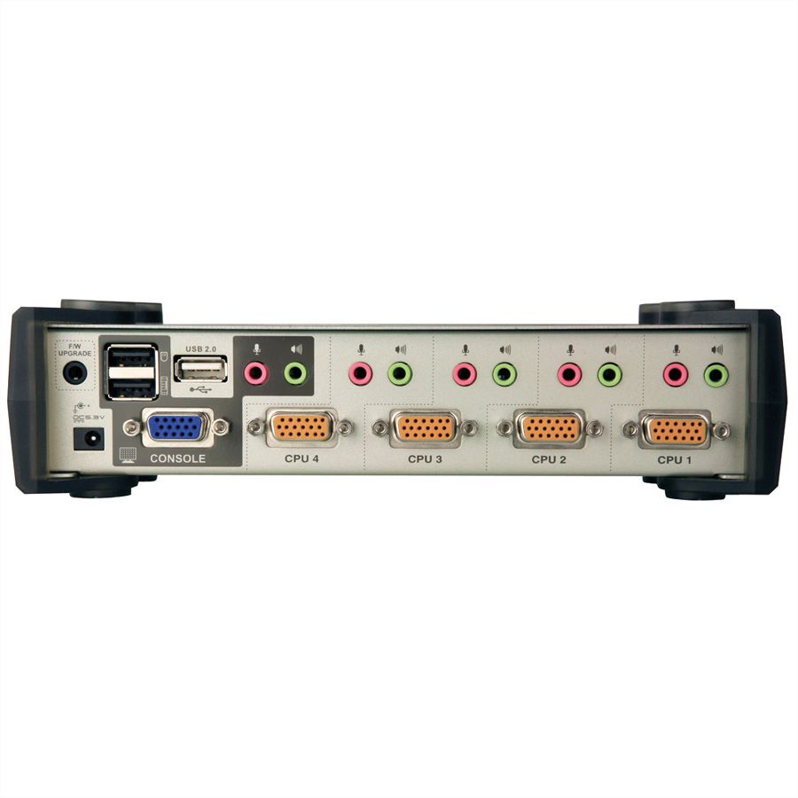 ATEN CS1734B KVM Switch VGA, PS/2-USB, Audio, USB-Hub, 4 Ports