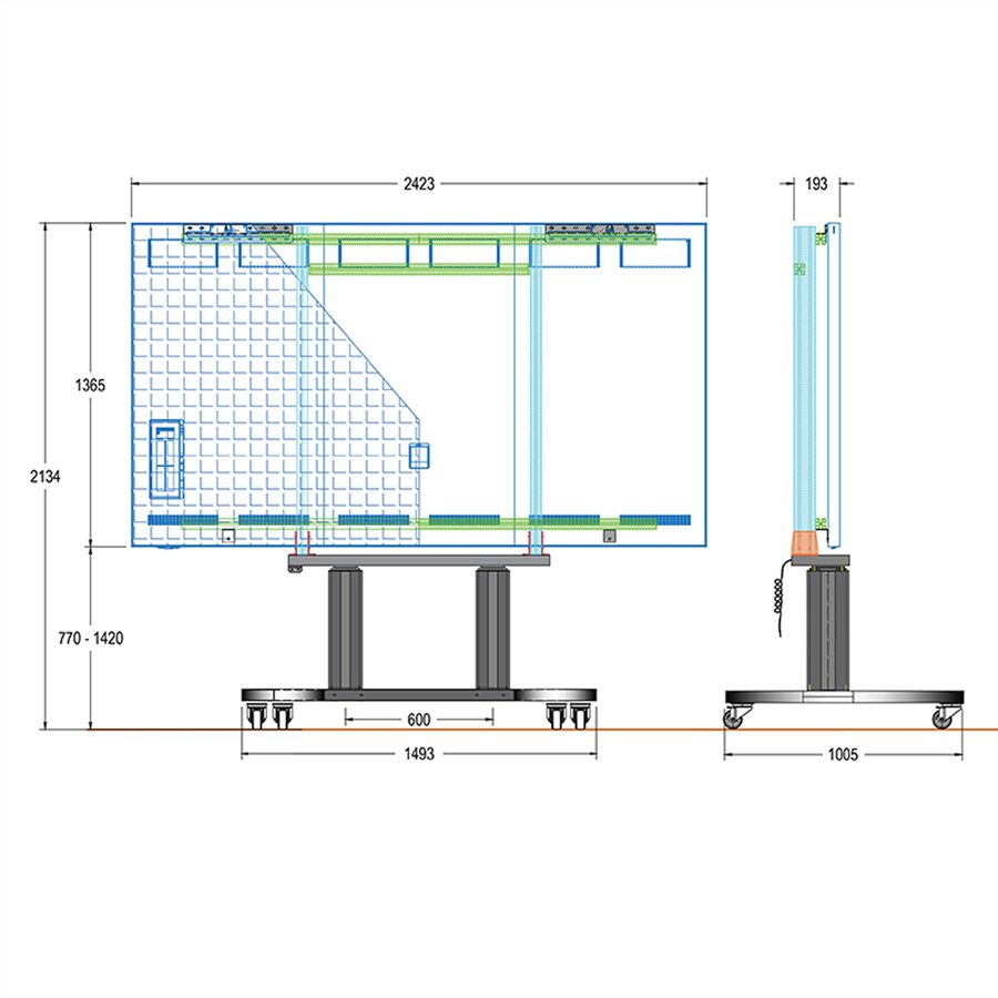 Hagor lift mobile Samsung IAB 110", mobile