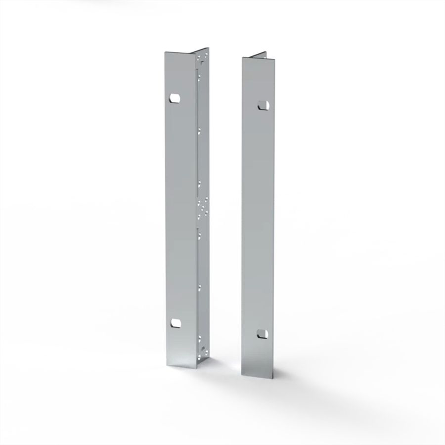 SCHROFF 19"-Winkel Typ F mit / ohne Grifflöcher für Textildichtung - 19"WINKEL 6HE O.GR. 2STK