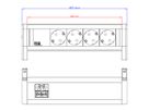 BACHMANN DESK 4x contact de protection