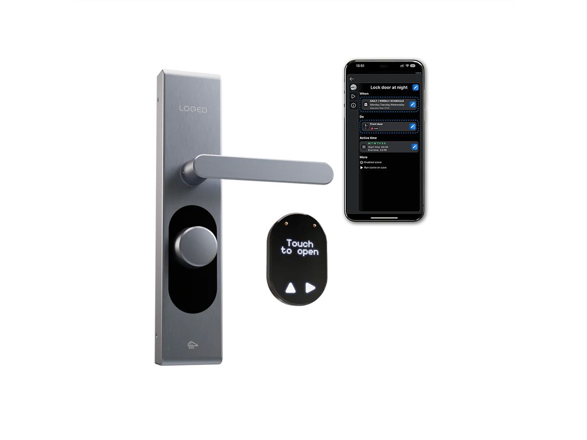 Shelly Türschloss LOQED , silber