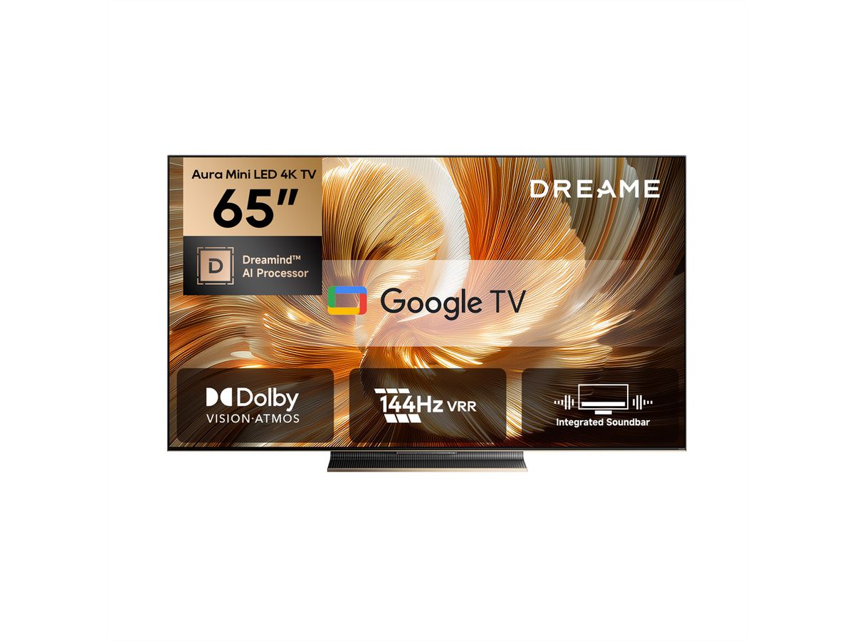 Dreame TV 65", S100, Auro Mini LED-4K , 144Hz, Cosmic Black