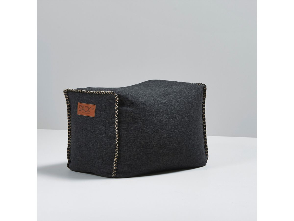 Sackit tabouret RETROit Cobana, noir Square Drum