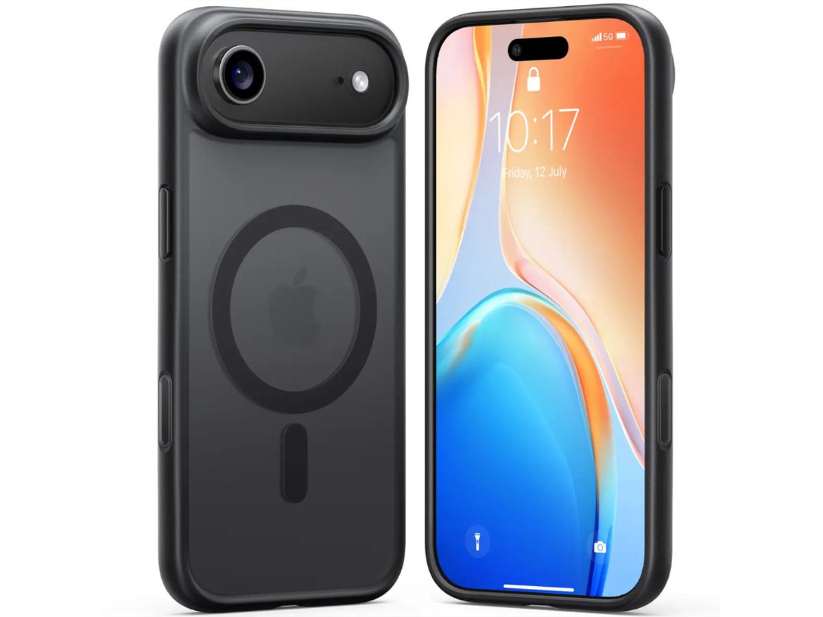 Torras Guardian Schutzhülle, iPhone 17 Air, MagSafe, schwarz, schwarz